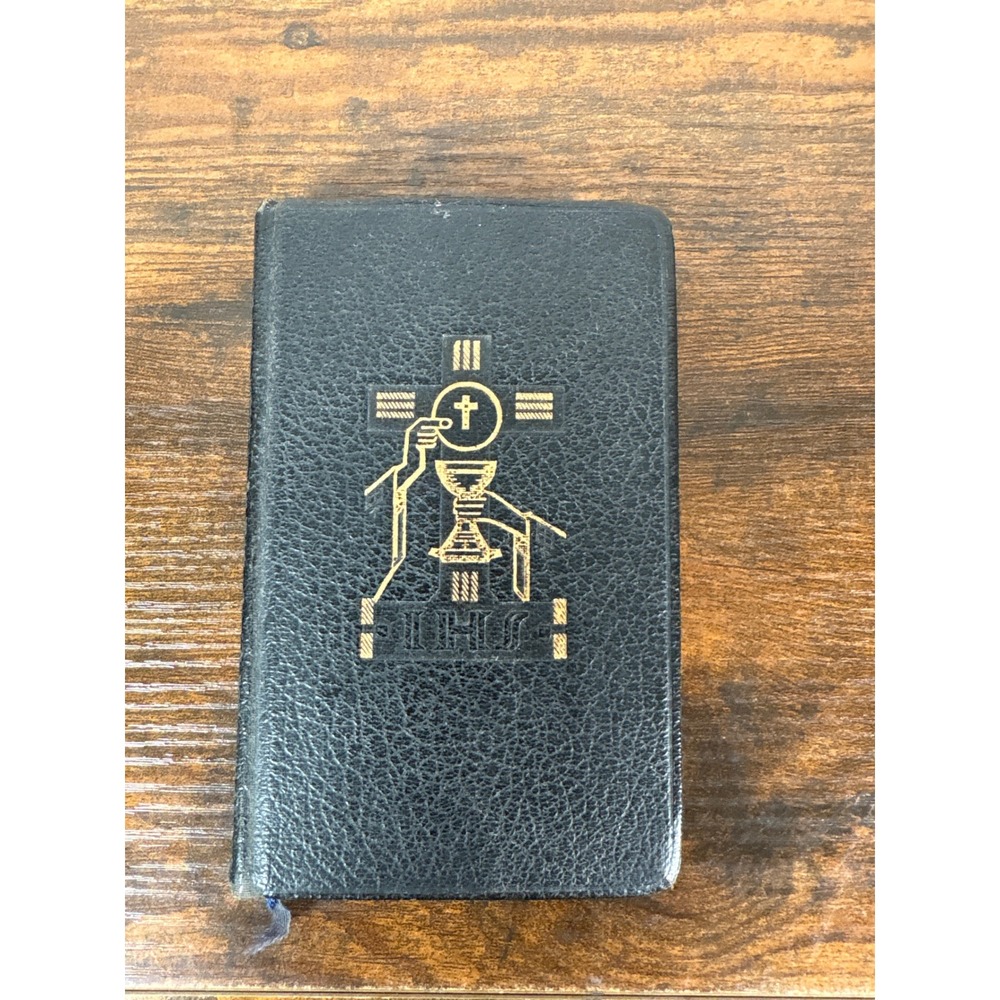 Vintage 1950 I Pray The Mass Sunday Missal‎ Father Hugo Hoever Catholic Book IHS